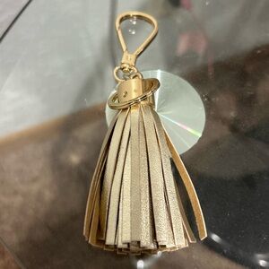Gold Tassel Keychain